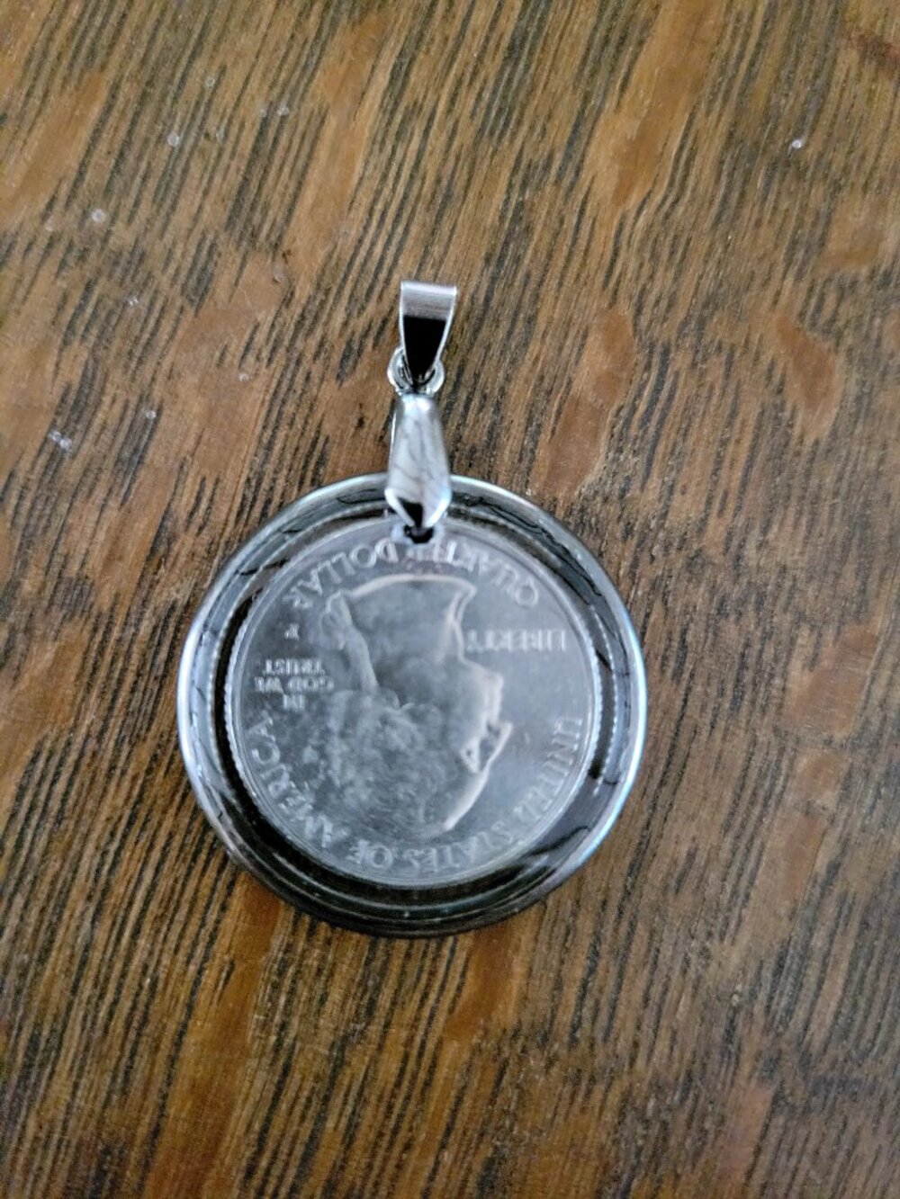 2020 National Park of America Samoa Quarter Pendant – Handcrafted Resin Jewelry - Picture 4 of 17